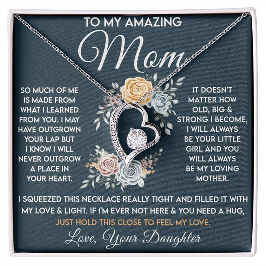 Amazing Mom - Learned From You - Forever Love Necklace